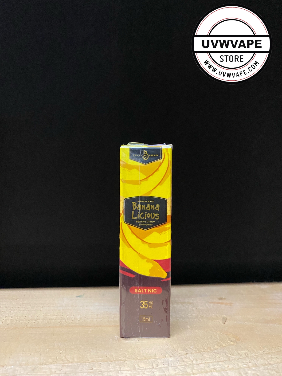 BANANA LICIOUS - Banana Cream Strawberry Saltnic 15ml, 35mg strength