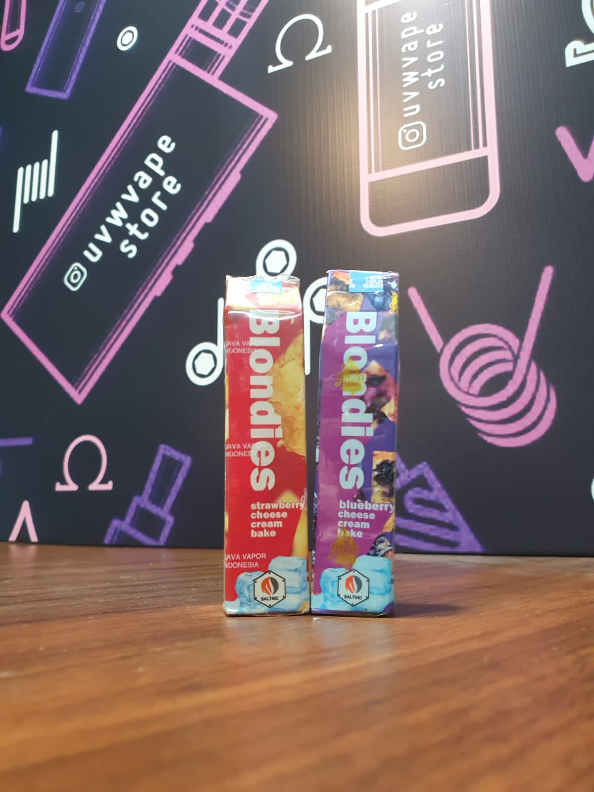 Blondies Bluberry Cheese Cream Bake Saltnic 15ml, 30mg strength