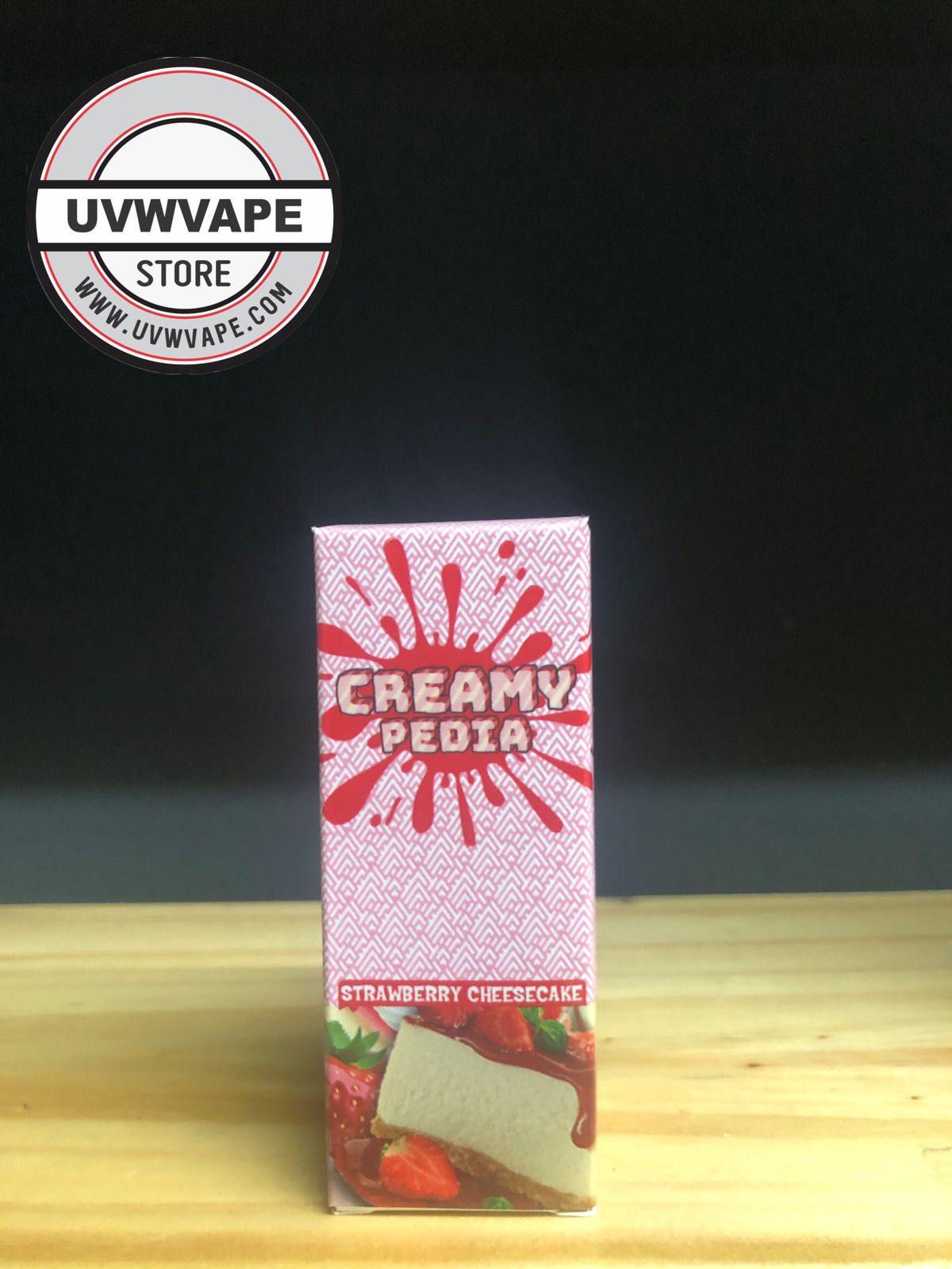 Creamy Pedia Strawberry Cheesecake Salt - 30ml, 15mg. Strength