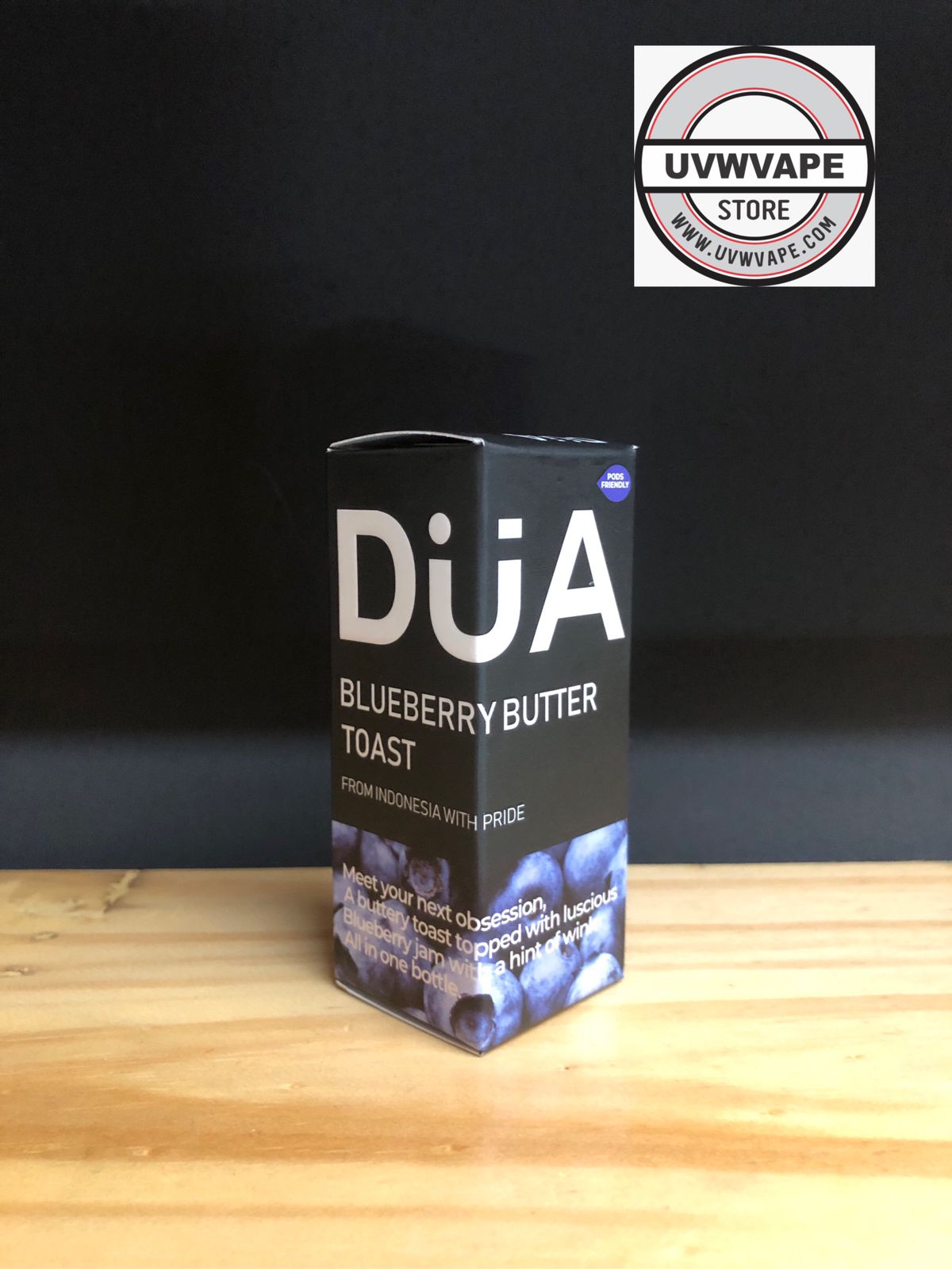 Dua Blueberry Butter Pods Friendly 30ml, 12mg Strength