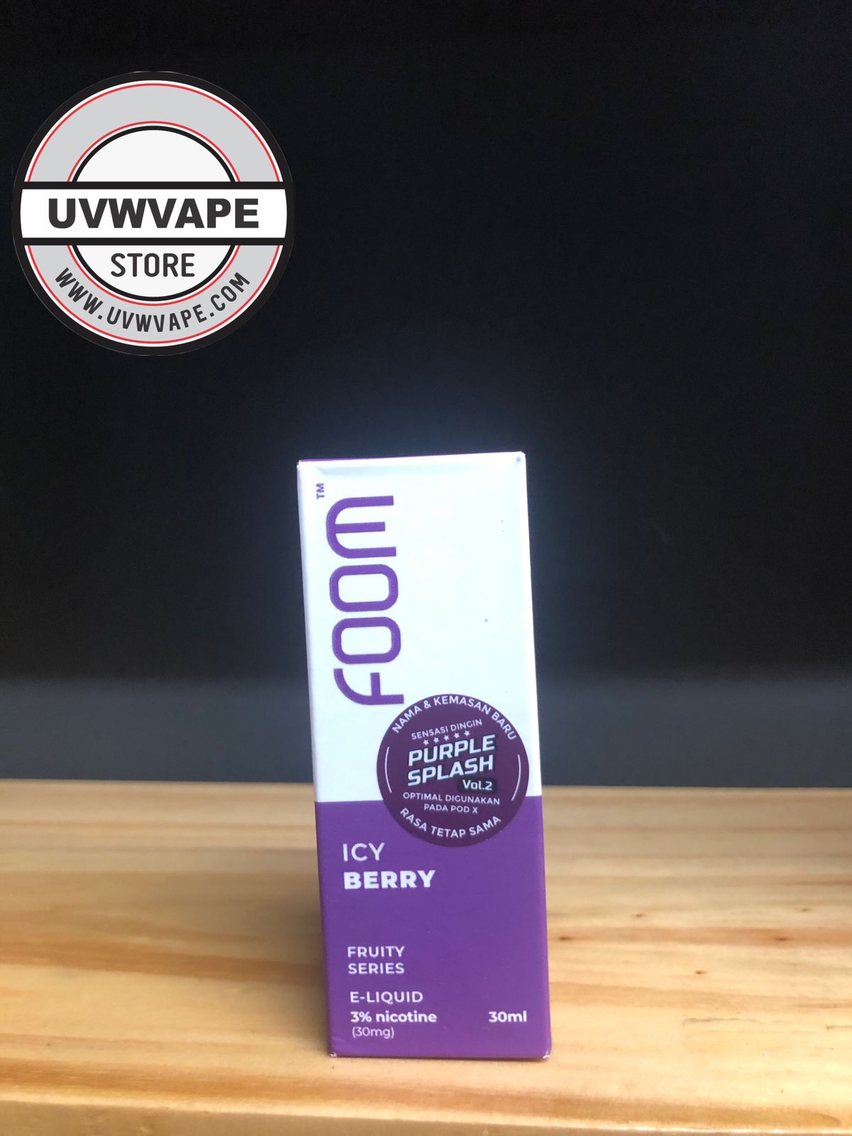 Foom Fresh Icy Berry - 30ml, 30mg. Strength