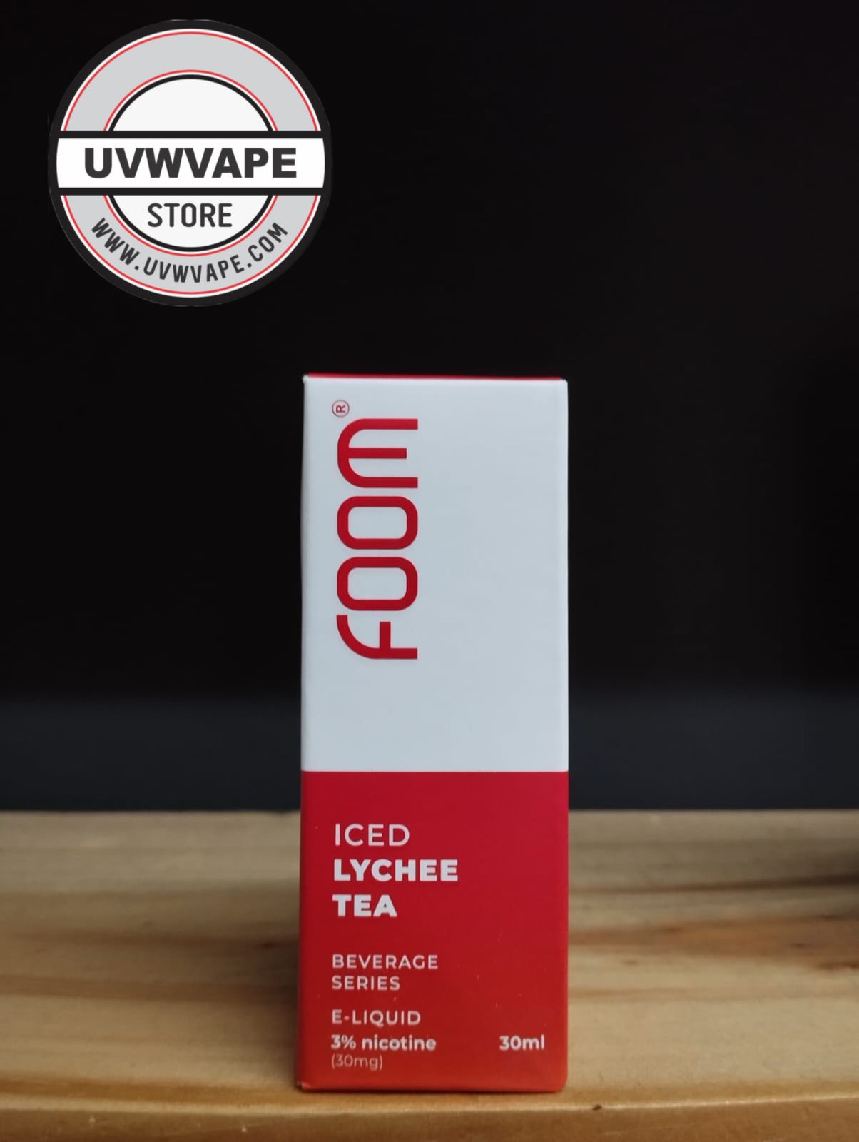 FOOM Iced Lychee Tea - 30ml, 30mg. Strength