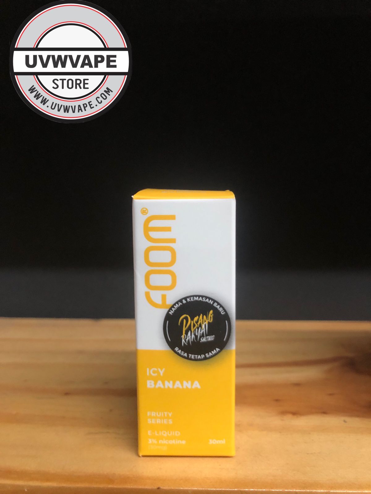 FOOM Icy Banana Salt - 30ml, 30mg. Strength