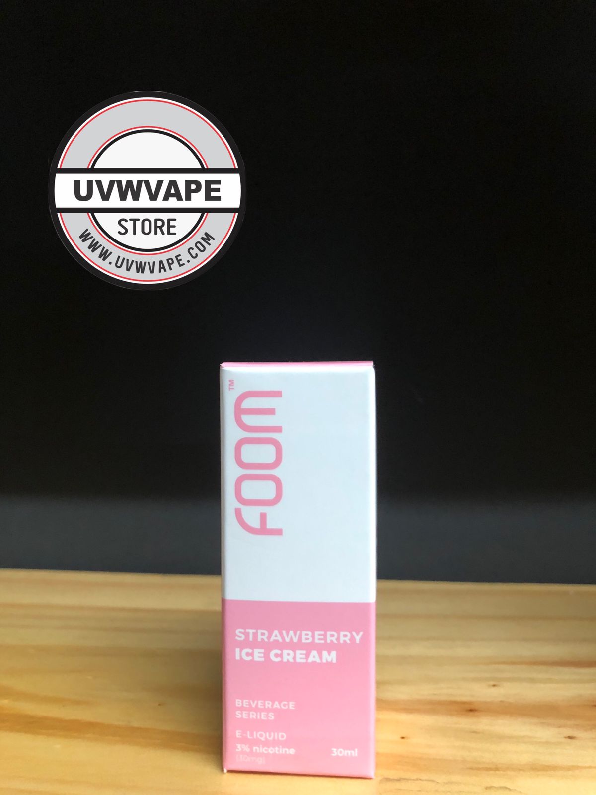 Foom Strawberry Ice Cream Saltnic 30ml, 30mg strength