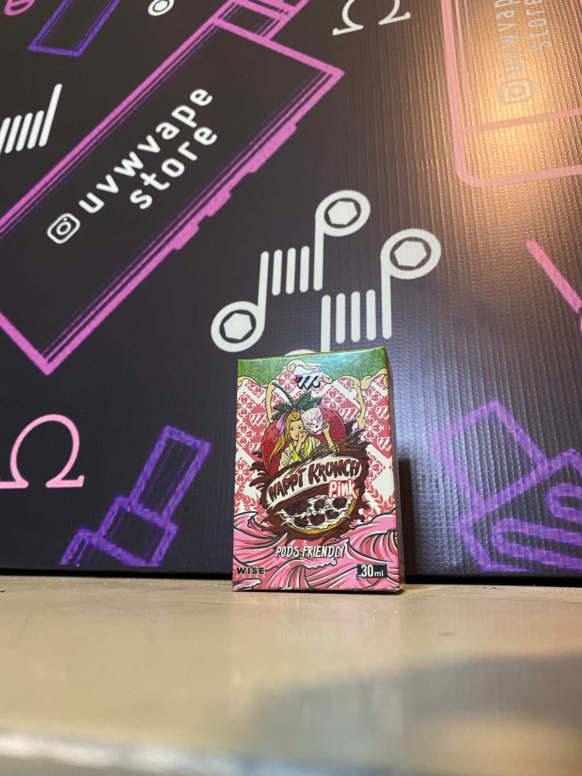 Happi Krunch V3 Pink Pods Friendly 30ml, 12mg Strength