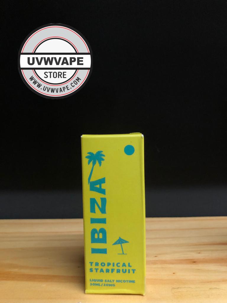 Ibiza Tropical Strawberry Salt - 30ml, 30mg. Strength