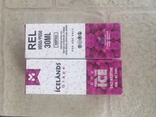 ICELAND GRAPE - Feel The Ice Salt Nicotine 30ml, 30mg