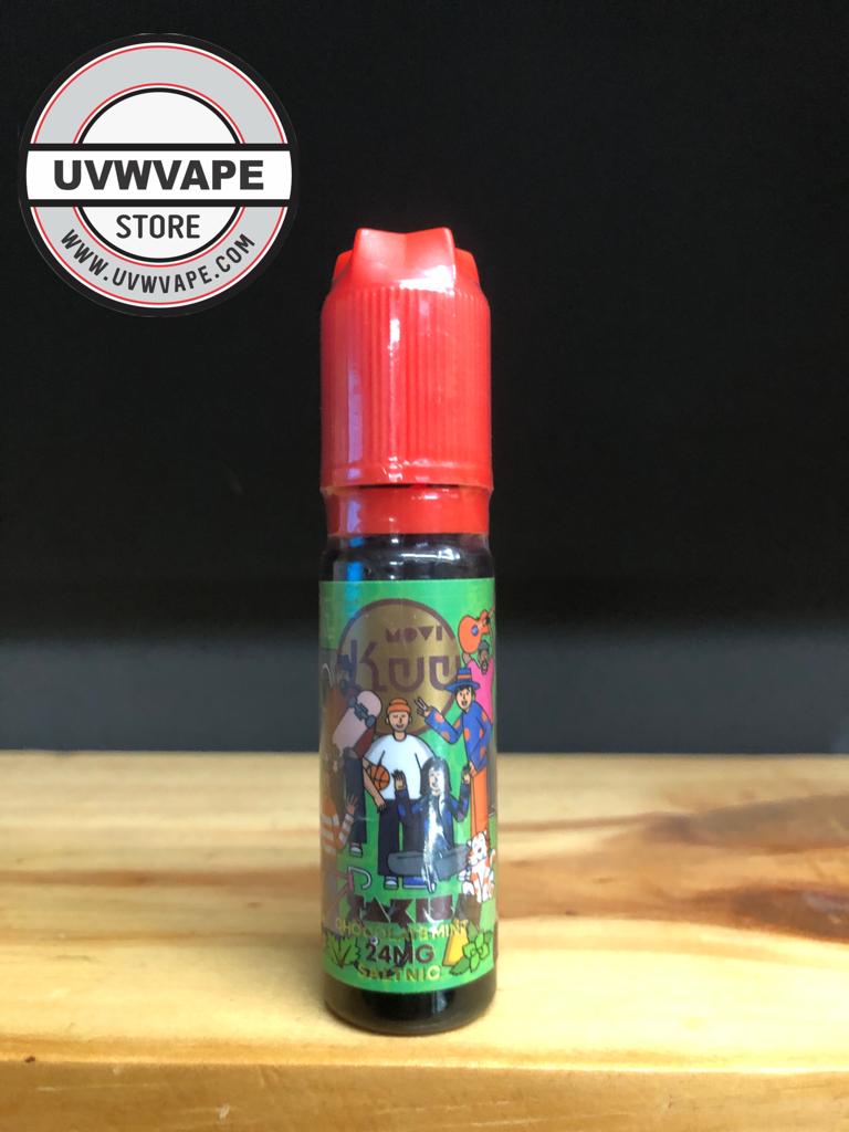 KUY Chocolate Mint Salt - 15ml, 24mg. Strength