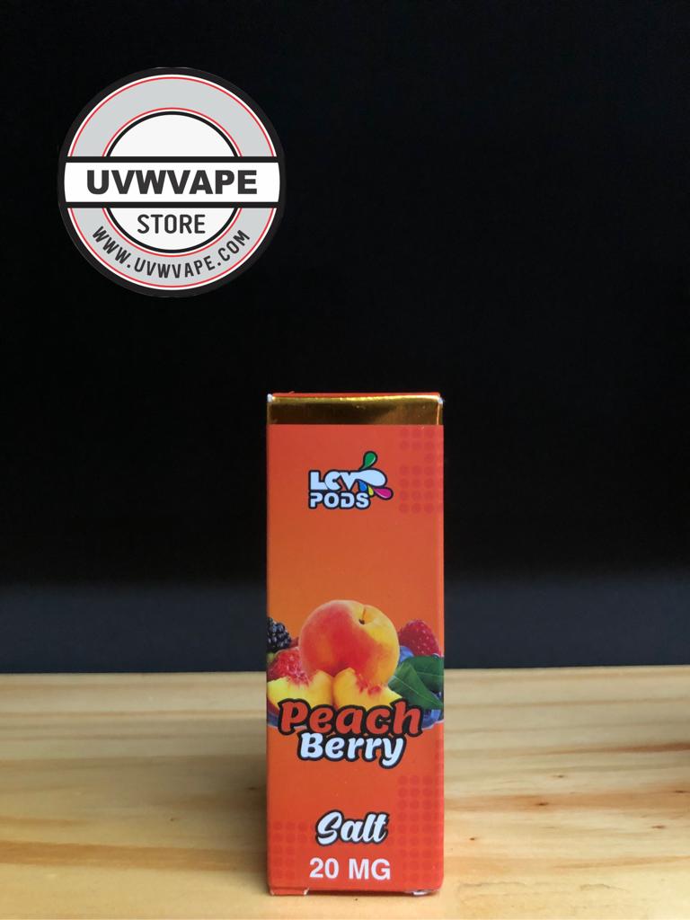 LCV Peach Berry Salt - 30ml, 20mg. Strength