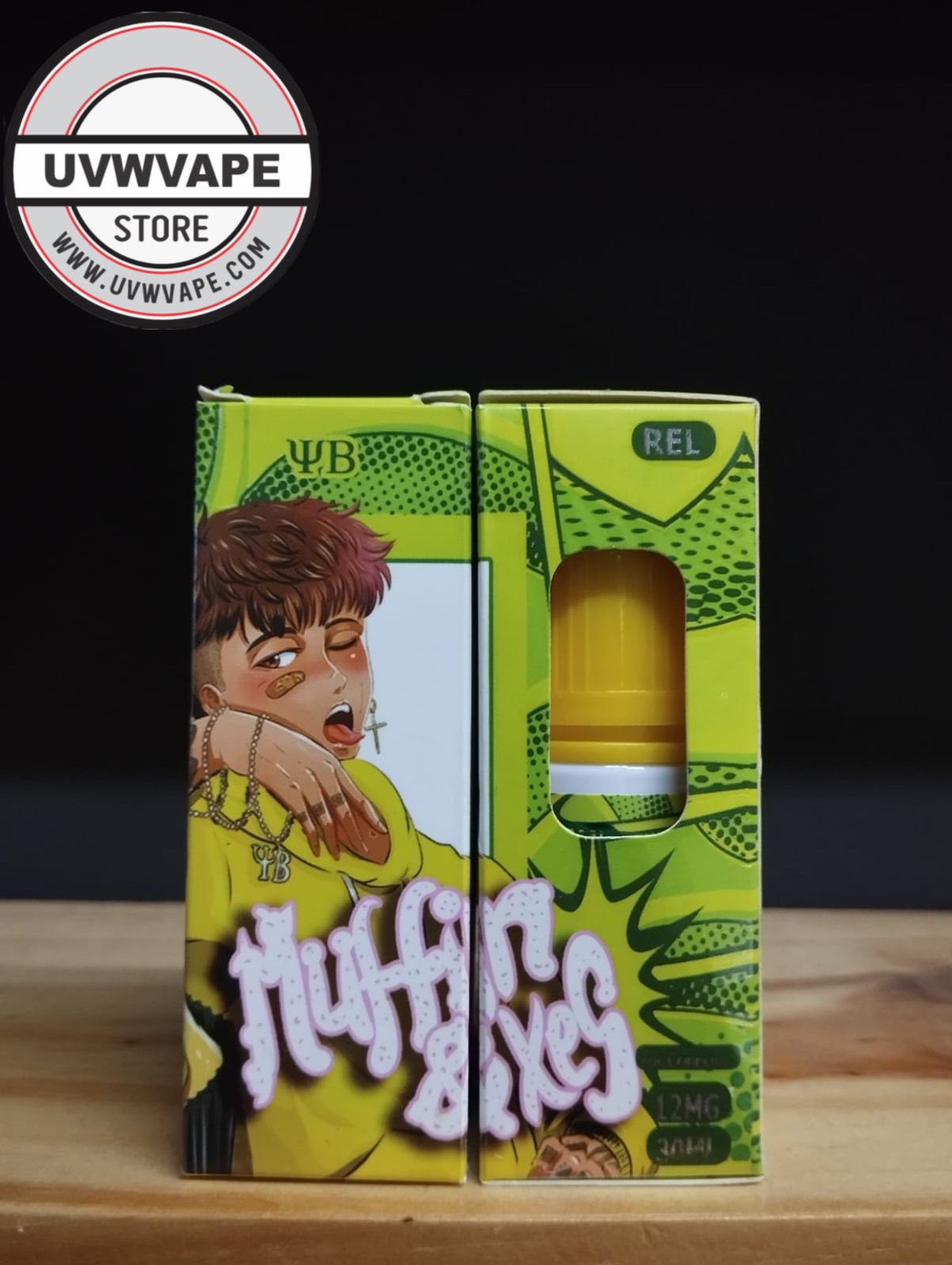 Muffin & Xes Banana Salt - 30ml, 12mg. Strength