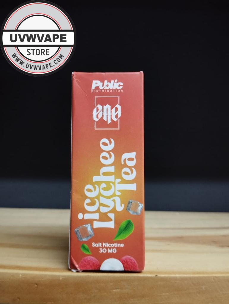 Public Eno Ice Lychee Tea Salt - 30ml, 30mg. Strength