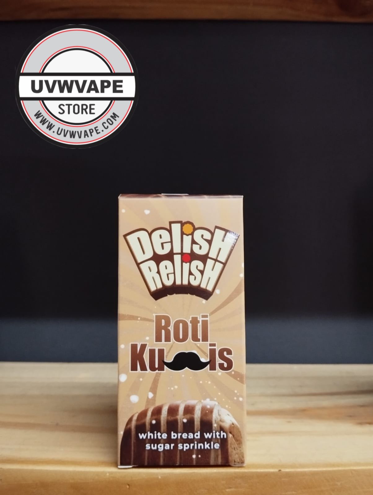 Roti Kumis White Bread w/ Sugar Sprinkle Freebase - 60ml, 6mg. Strength