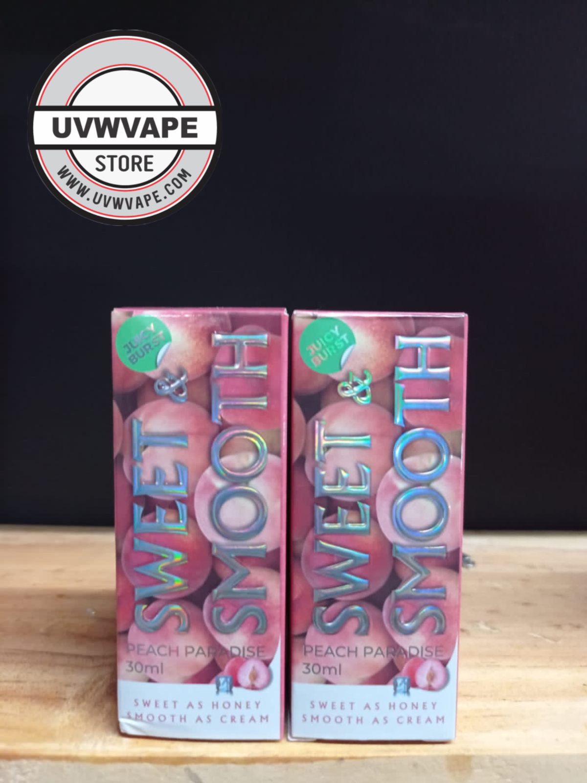 Sweet & Smooth Peach Paradise Salt - 30ml. 20mg. Strength